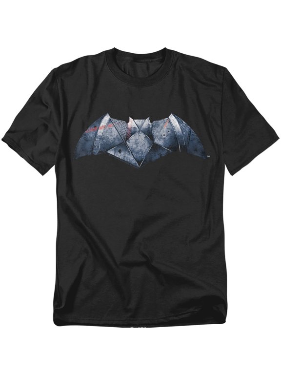 Batman V Superman Plated Bat Logo Unisex Adult T Shirt For Men And Women