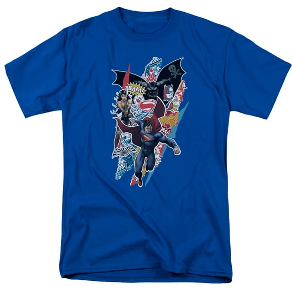 Batman V Superman Ripped Trio Unisex Adult T Shirt For Men And Women