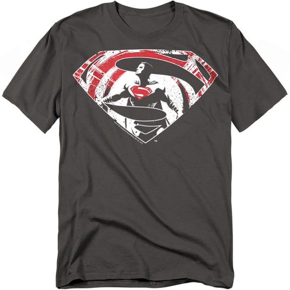 Batman V Superman Super Splatter Logo Unisex Adult T Shirt For Men And Women