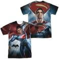 thumbnail image 1 of Trevco Sportswear BVS158FB-ATPP-1 Batman vs Superman Light Front & Back Print Adult Regular Fit Short Sleeve T-Shirt, White - Small, 1 of 2