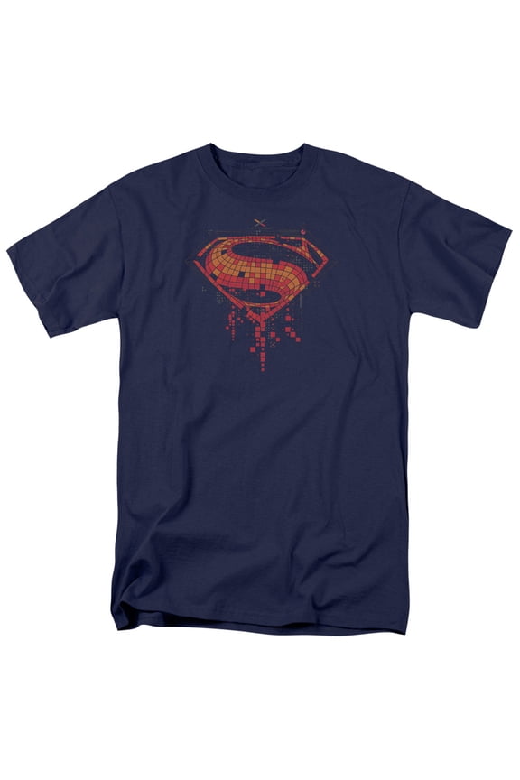 Batman V Superman Tech Super Logo Unisex Adult T Shirt For Men And Women