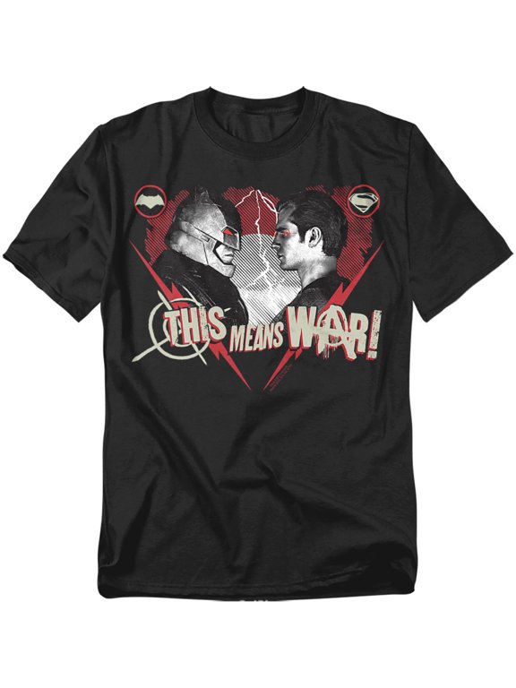 V Superman This Means War Unisex Adult T Shirt For Men And Women
