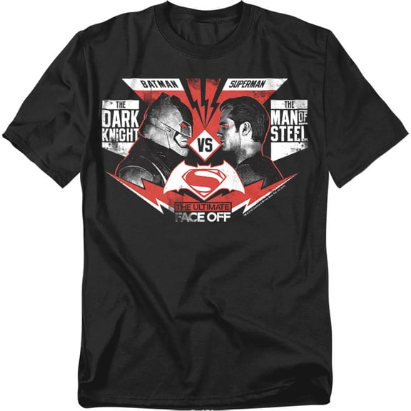 Batman V Superman Ultimate Face Off Unisex Adult T Shirt For Men And Women