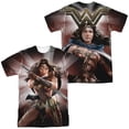 thumbnail image 1 of Batman V Superman Wonder Woman Light Unisex Adult Sublimated Costume T Shirt (Front/Back), X-Large Multicolor, 1 of 2
