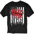 thumbnail image 1 of Batman VS Superman - False God Flag Graffiti Logo Adult T-Shirt, 1 of 2