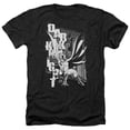 thumbnail image 1 of Batman & Vertical Letters-Adult Heather T-Shirt, Black - Small, 1 of 1