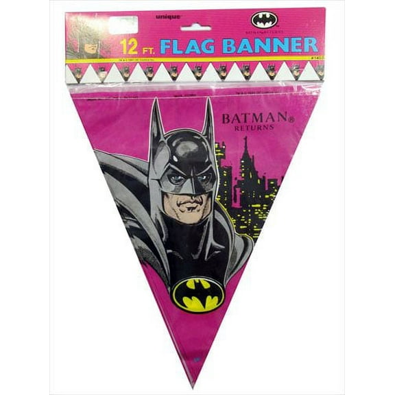 Various Vintage 1991 Batman 12' Outdoor Banner