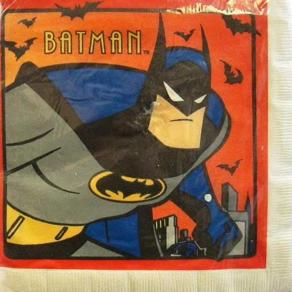 Batman Vintage 1992 'The Animated Series' Lunch Napkins (16ct)