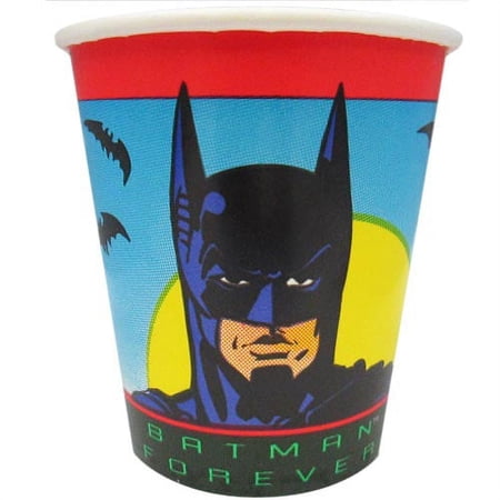 Batman Vintage 'Batman Forever' 7oz Disposable Paper Cups, 8 Count