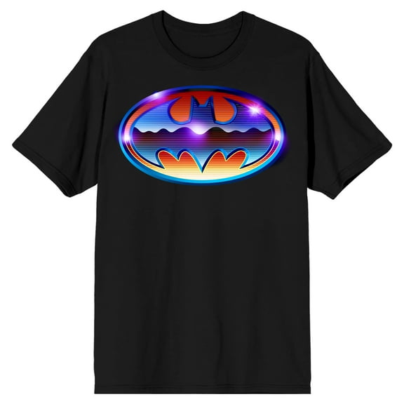 Batman Vintage Comic Face Men's Black Tee Shirt T-Shirt-XX-Large
