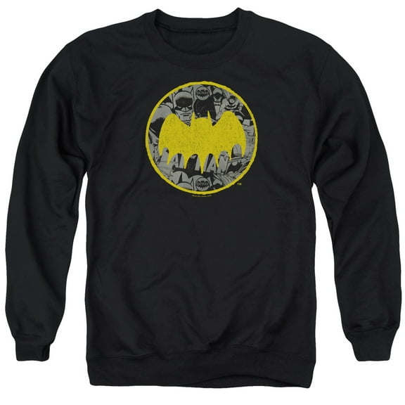 Batman - Vintage Symbol Collage - Crewneck Sweatshirt - XX-Large