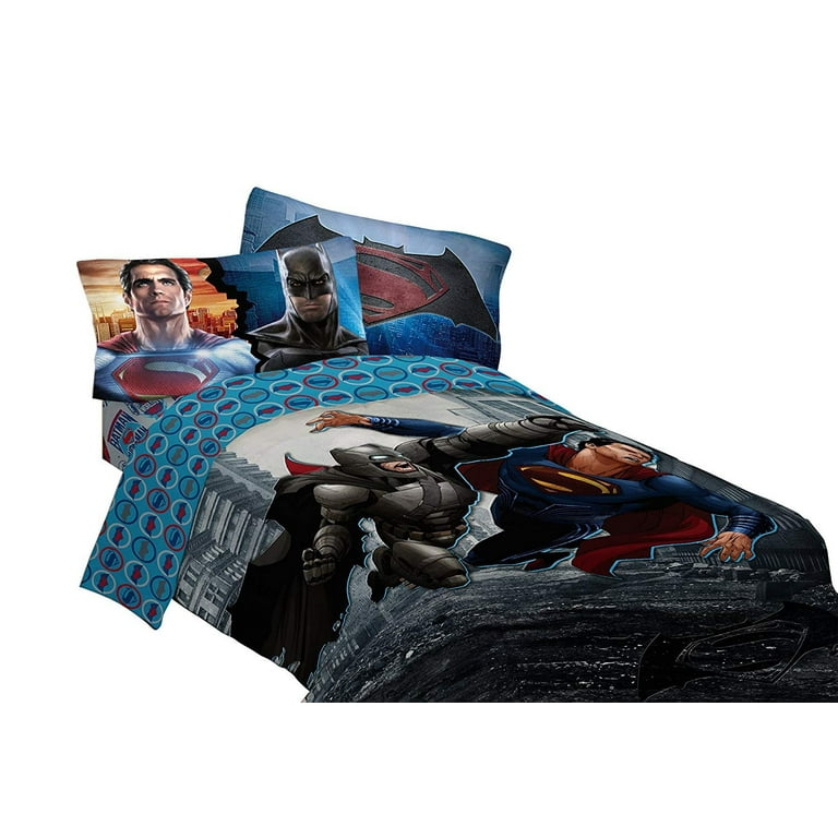 Batman Vs Superman World's Finest Reversible Twin or Full Comforter, Each 