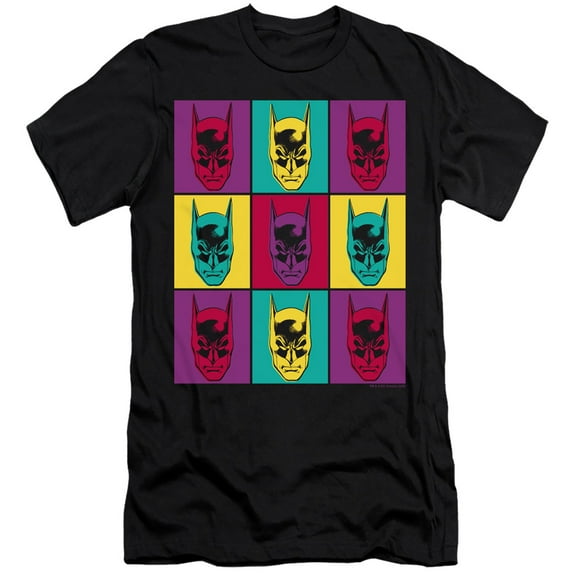 Batman Warhol Batman-Hbo S/S Adult 30/1 T-Shirt Black