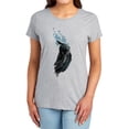 thumbnail image 1 of Batman Wash Women's T Shirt, Athletic Heather, X-Large, 1 of 6