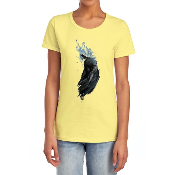 Batman Wash Women's T Shirt, Banana, Large