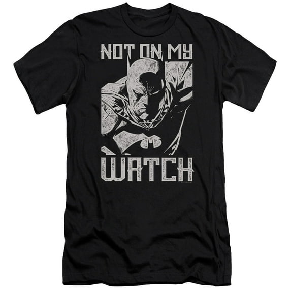 Batman - Watch - Premium Slim Fit Short Sleeve Shirt - X-Large