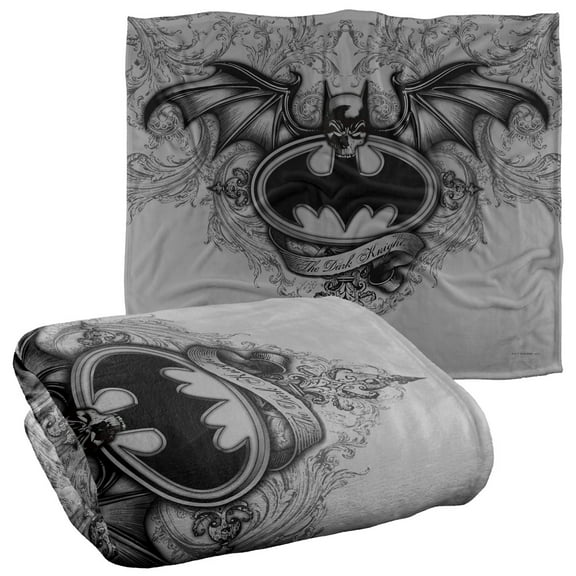 Batman Winged Logo Officially Licensed Silky Touch Super Soft Throw Blanket 50' x 60'
