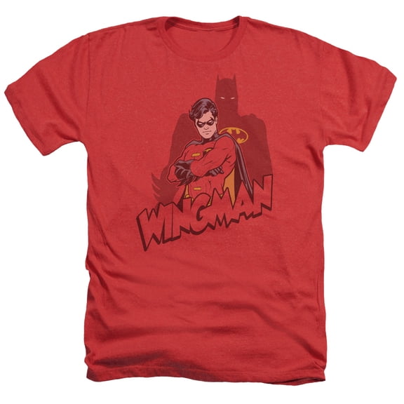 Batman Men's Wingman T-shirt Large Red