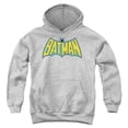 thumbnail image 1 of Batman Wintage Batman Logo Kids Pull-Over Hoodie (X-Large) for Youth Boys and Girls, Athletic Heather, 1 of 5