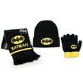 thumbnail image 1 of Batman Winter Beanie Hat, Gloves & Scarf Set (Big Boys), 1 of 3