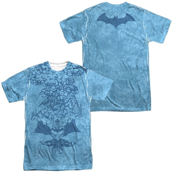 Batman Within Unisex Adult Sublimated Costume T Shirt (Front/Back), X-Large Multicolor