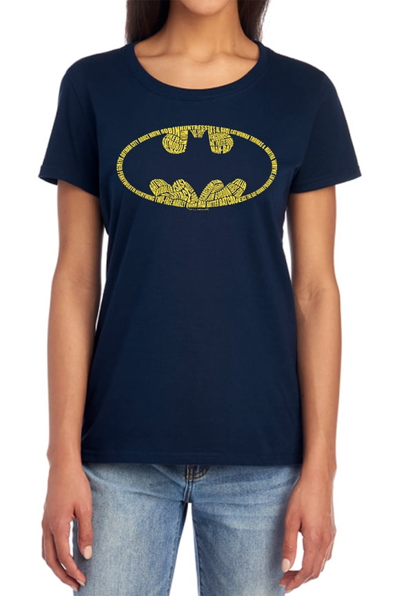 Word Logo Women's T Shirt, Navy, X-Large