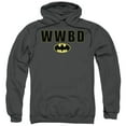 thumbnail image 1 of Batman - Wwbd Logo - Pull-Over Hoodie - Medium, 1 of 2