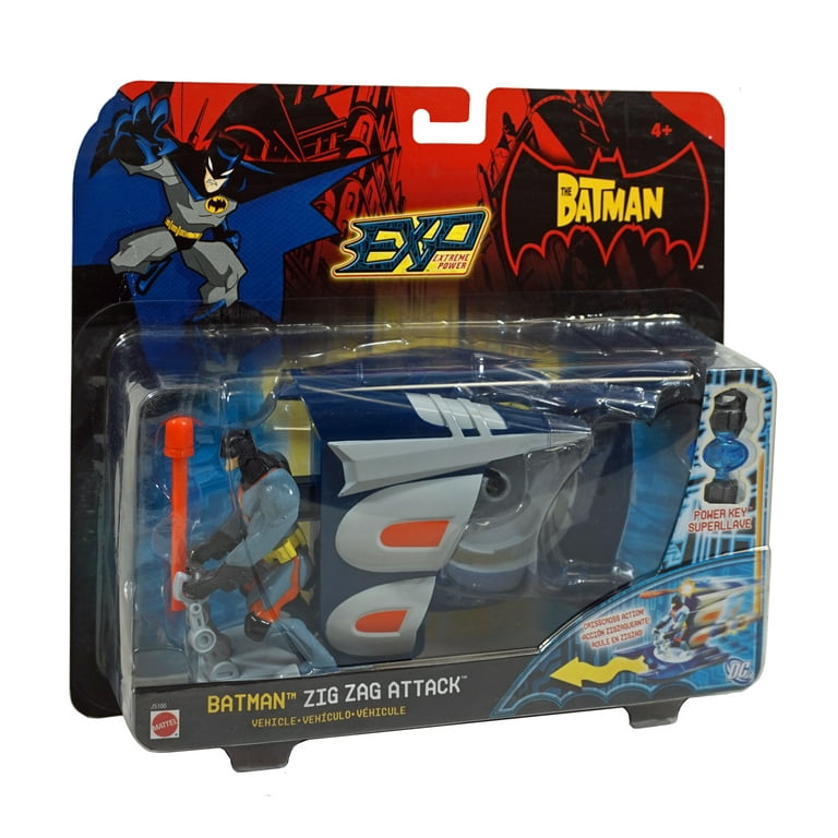Batman Zig Zag Attack EXP Extreme Power - Vehicle & Figure