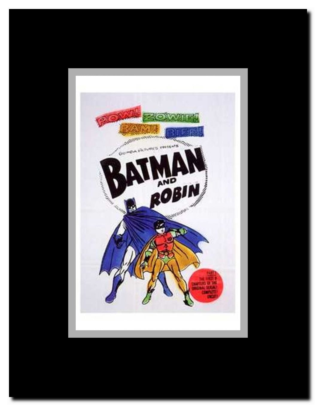 Batman and Robin Framed Movie Poster