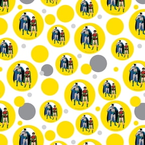 Batman and Robin Premium Gift Wrap Wrapping Paper Roll