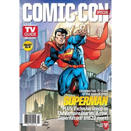 Batman and Superman 2013 Comic-Con TV Guide magazine with Beware the Batman poster