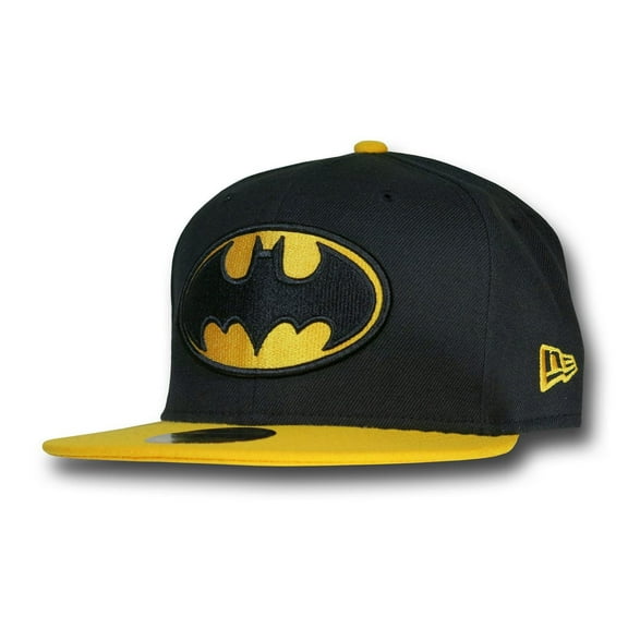 Batman capbatbkyw5950-718-7 1-8 Fitted Batman Black & Yellow 59Fifty Hat - Size 7.125