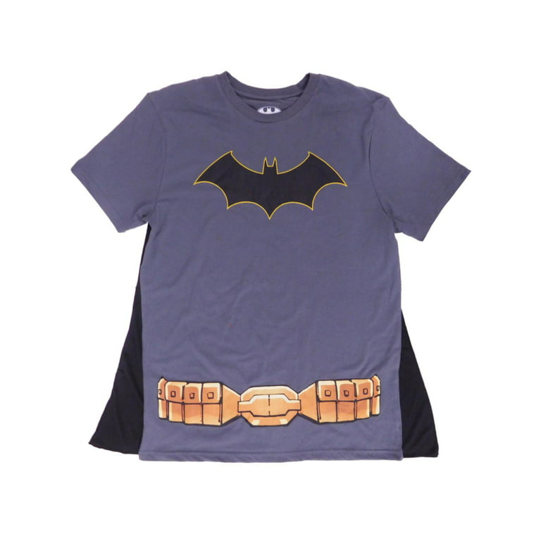 Batman logo Men\'s graphic tee with cape