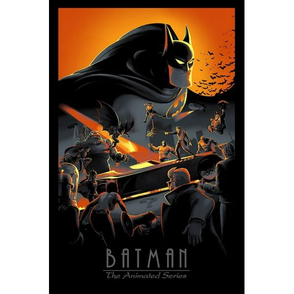 Batman the animated series poster 11 x 17 Inch Poster