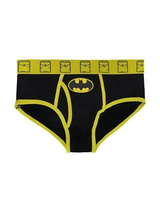 DC Comics Batman Cowl Symbols and Stars Aero Boxer Briefs Underwear-XLarge  (40-42) 