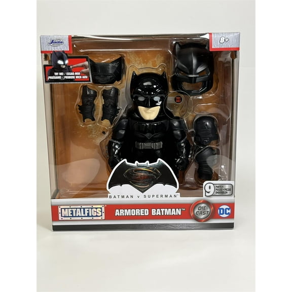 Batman v Superman Armored Batman Light Up 6 Inches Metal Figure 253213009