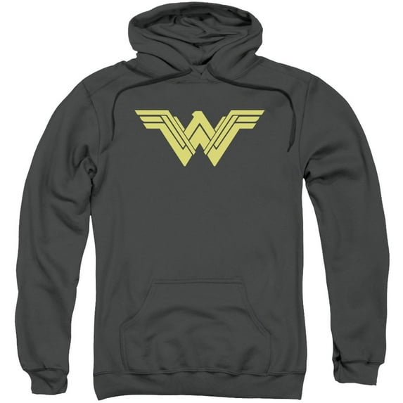 Batman v Superman: Dawn Of Justice Men's Clean Line Logo Hooded Sweatshirt Grey