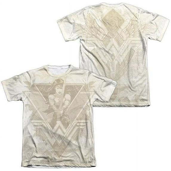 Batman v Superman: Dawn Of Justice Men's Greek Goddess Sublimation T-shirt White