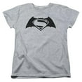 thumbnail image 1 of Batman v Superman: Dawn Of Justice  Simple Logo Girls Jr Athletic Heather, 1 of 1