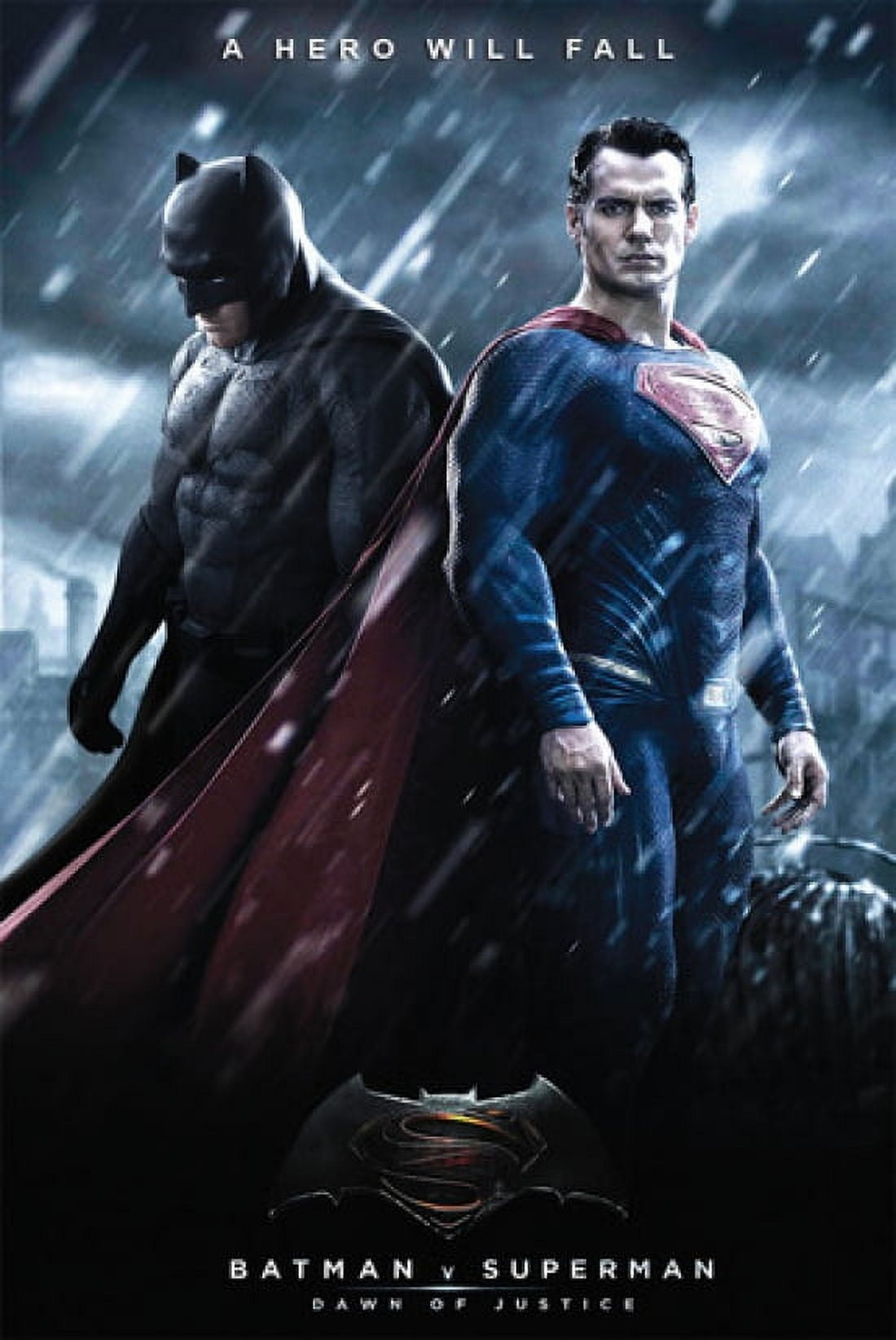 Batman v Superman Movie poster Movie Poster Poster (24 x 36) - Walmart.com