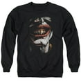 thumbnail image 1 of Batmanile Of Evil Adult Crewneck Sweatshirt Black, 1 of 1