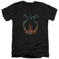 thumbnail image 1 of Batmanoke & Fire S/S Adult V-Neck T-Shirt 30/1 T-Shirt Black, 1 of 1
