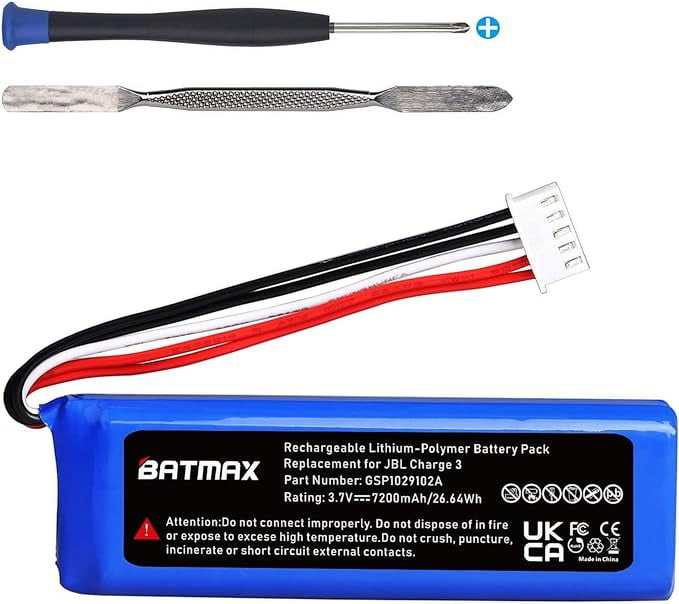 Batteria Per JBL Charge 3 - 3,7V 8200 MAh Ricaricabile - Foto 9