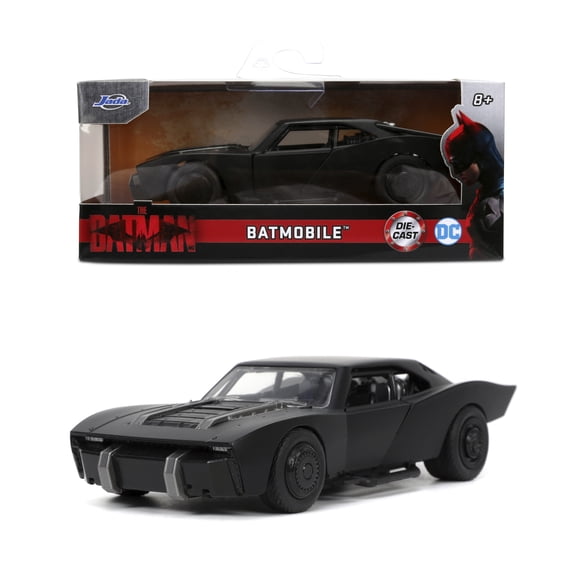 The Batman Batmobile 2022  Hollywood Rides Die-Cast Model Car by Jada Toys  1:32 Scale, Durable Build  Collectible Toy for Kids and Fans
