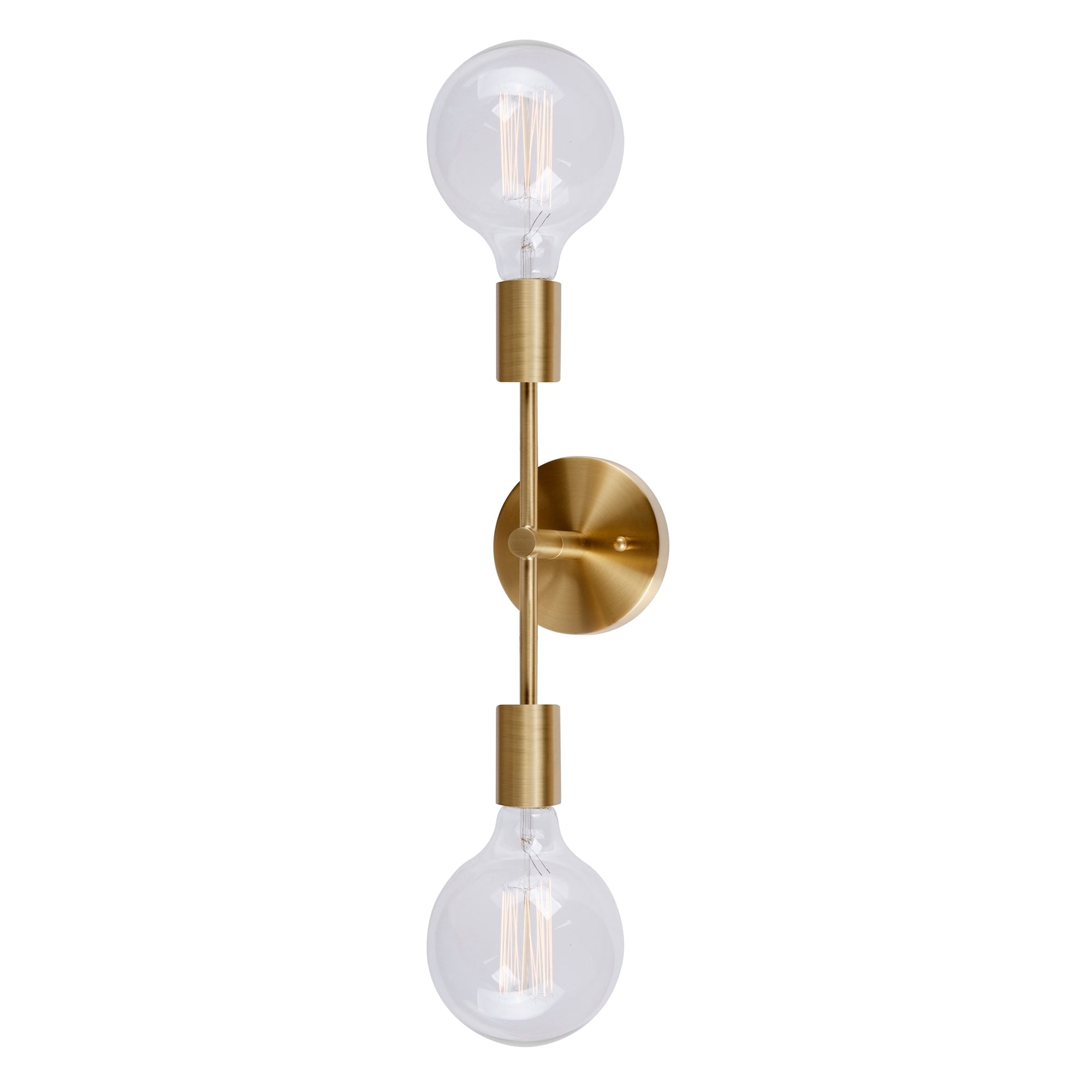 Soft Gold Dimmable Vanity Sconce with Rotating Arms