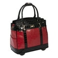 thumbnail image 1 of The Baton Rouge Rolling Laptop Bag for Women | Designer Wheeled Briefcase | Fits 13-17" Laptops | JKM & Company Office Travel Computer Case, 1 of 10