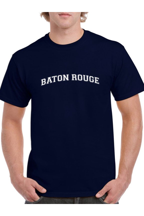 Baton Rouge Men T-Shirt, Male x-Large