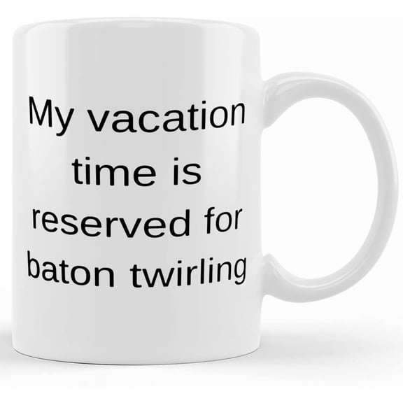 Baton Twirling Coffee Mug, Ceramic Novelty Coffee Mugs 11oz, 15oz Mug, Tea Cup, Gift Present Mug For Birthday, Christmas Thanksgiving Festival