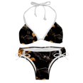 thumbnail image 1 of Bats Adjustable Strap Bikini Set with Detachable Sponge, Two-Pack - Ideal for All Swim Suit Scenes, 1 of 6