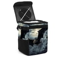 thumbnail image 1 of Bats Car Trash Bin: Foldable with Lid, Leak-Proof, Hanging Storage Bag - Mini Trash Can, Garbage Can for Car, 1 of 6